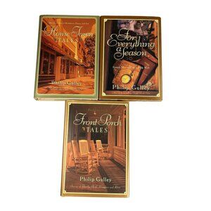 Philip Gully Spiritual Christian Inspirational 3 Novels Front Porch Tales u Hard